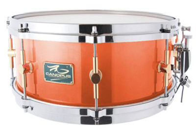 The Maple 6.5x14 Snare Drum Orange Fade LQ