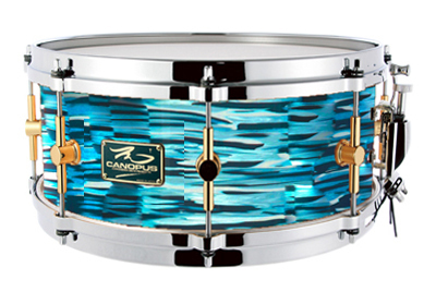 The Maple 6.5x13 Snare Drum Turquoise Oyster