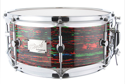 Birch Snare Drum 6.5x14 Psychedelic Red