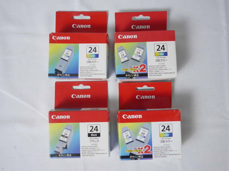 CANON BCI-24 Color Twin Pack ×2 +BCI-24 Color +BCI-24 Black　セット　プリンターインク