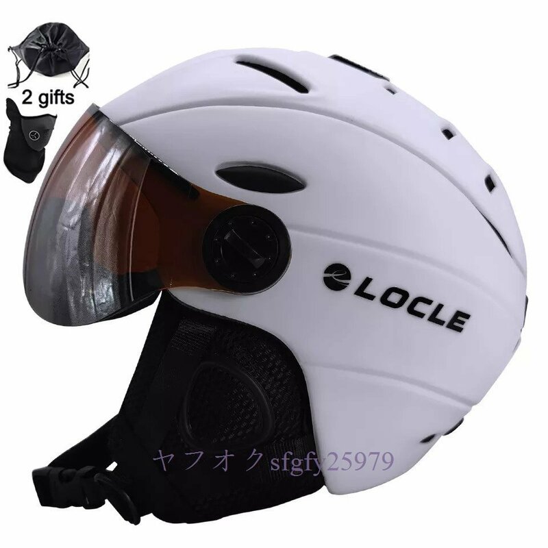 L978☆新品ゴーグル スキー ヘルメット 成形 ce証明書 スノーボード ヘルメット スケートボード サイズ m/l/xl