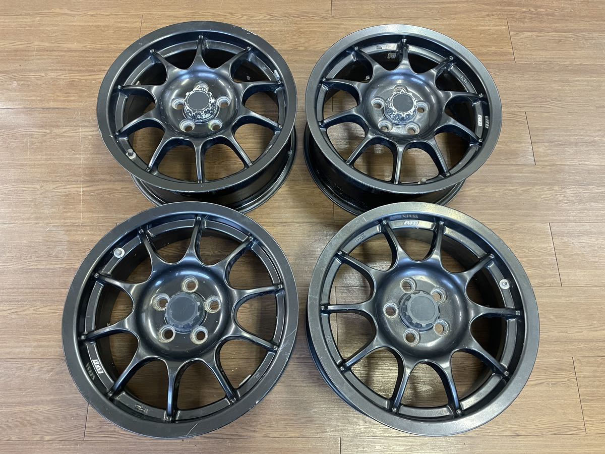 エンケイ ENKEI IRS JAPAN 15インチ 15x6JJ +38 100/5H 中古4本 希少