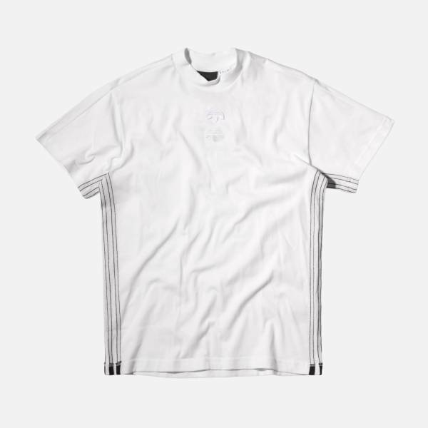 新品 未使用 正規品 ◆ NY KITH 買付 ADIDAS ORIGINALS X ALEXANDER WANG LOGO TEE WHITE 白 Mサイズ ◆