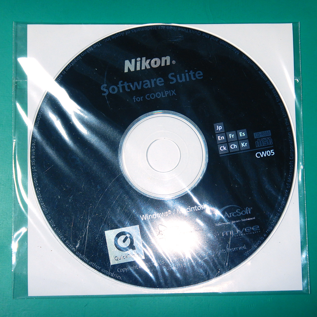★ Nikon Software Suite for COOLPIX CD-ROM CW05 中古品 R00279