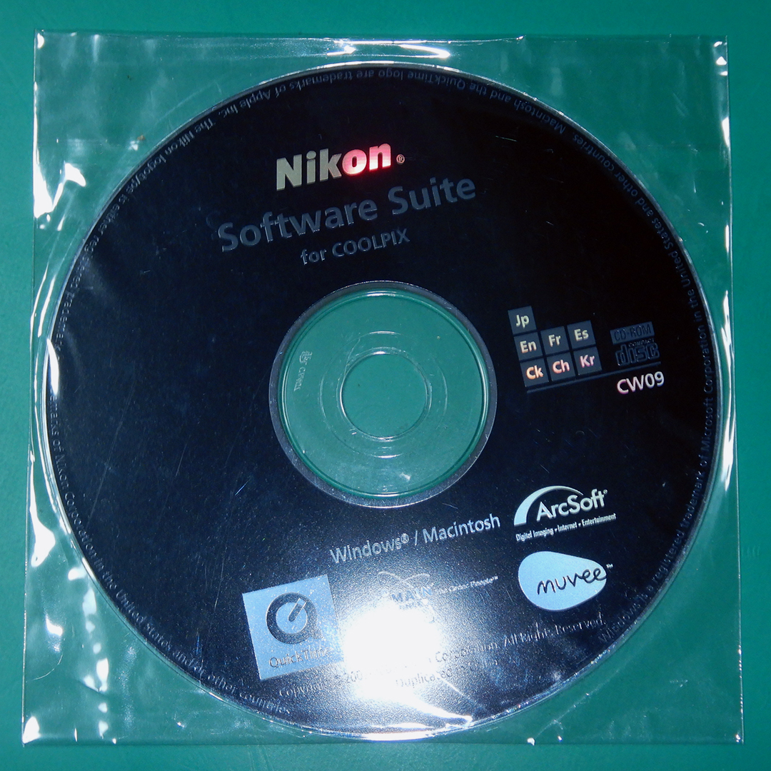 ★ Nikon Software Suite for COOLPIX CD-ROM CW09 中古品 R00280