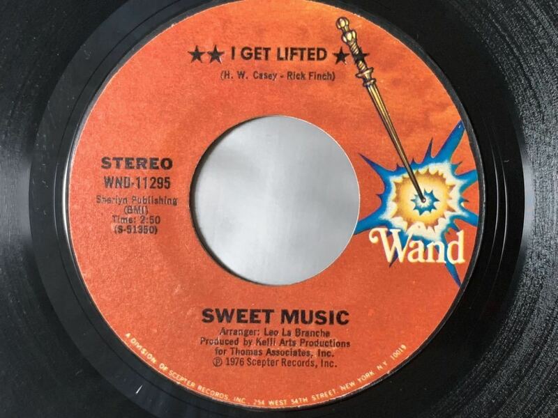 ★EP/US盤/SWEET MUSIC I GET LIFTED/WND-11295 スウィート・ミュージック カバー/1976年/レコード