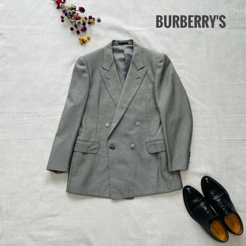 厳選☆レア古着　定価8万　ヴィンテージ　　BURBERRY'S　バーバリーズ　ウールテーラードジャケット　WO　