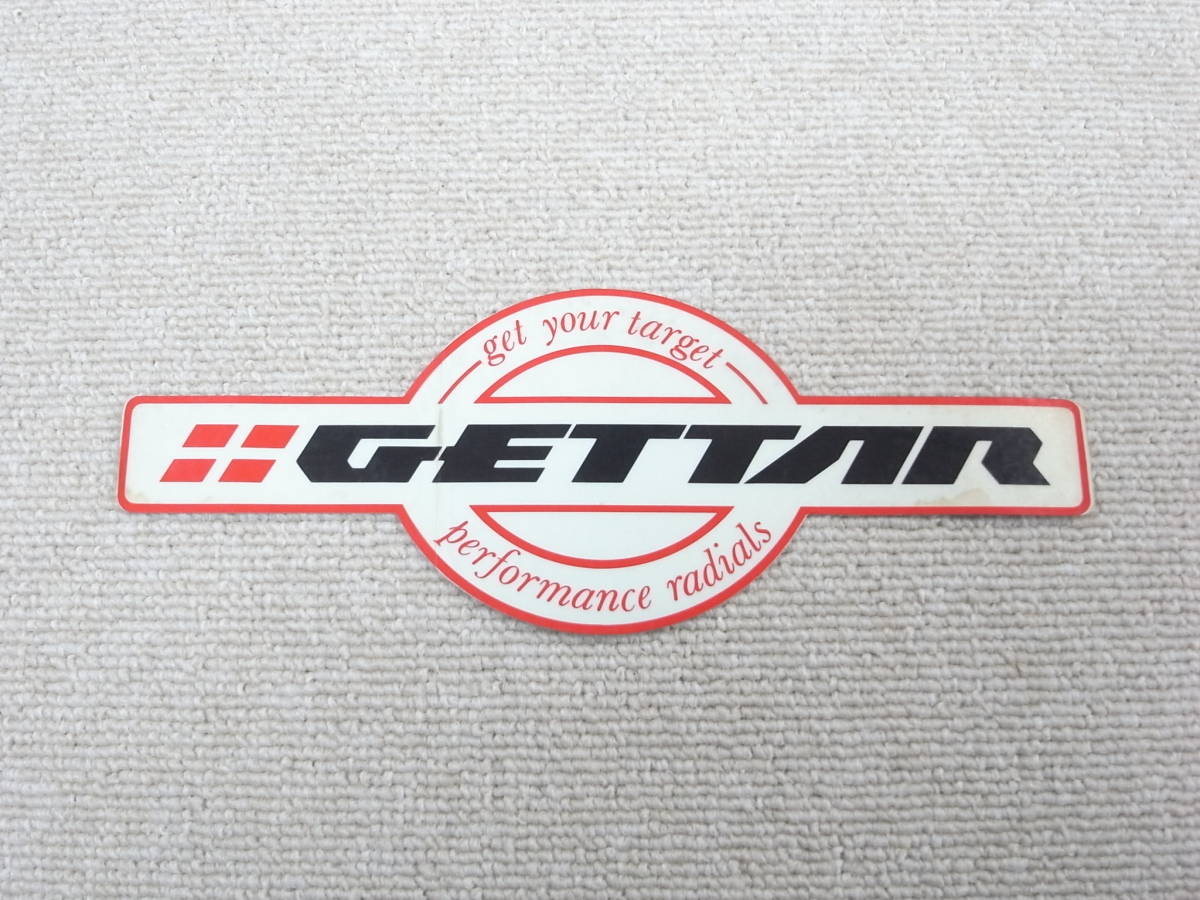 当時物■ヨコハマタイヤ GETTAR ゲッターステッカー 新品未使用品■ゲッター003　YOKOHAMA　デカール　レトロステッカー