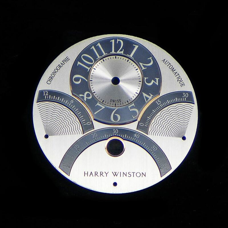 Harry Winston ハリーウィンストン オーシャントリレトロ 純正 文字盤 400/MCRA44W ホワイトゴールド ローズゴールド ネイビー 44mm 超美品