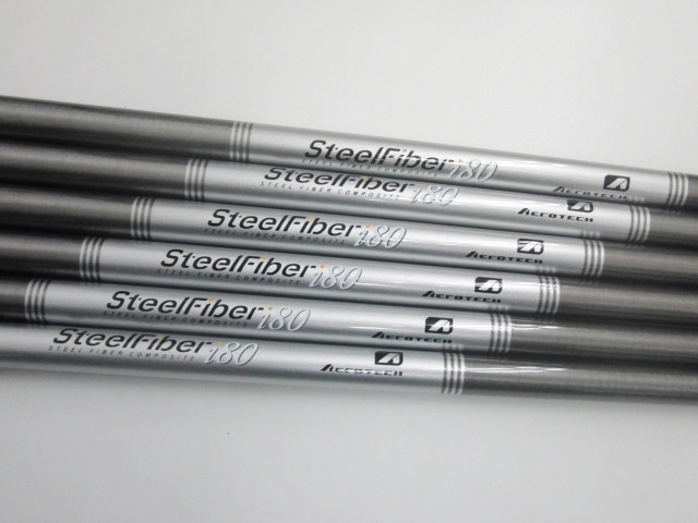【6本セット】新品！5-9P用シャフト Aerotech SteelFiber i80 Shaft S-Flex