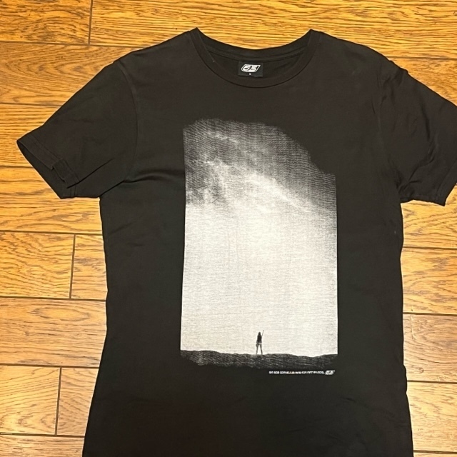 【美品】55DSL DIESEL Tシャツ Mサイズ プリント ブラック 黒