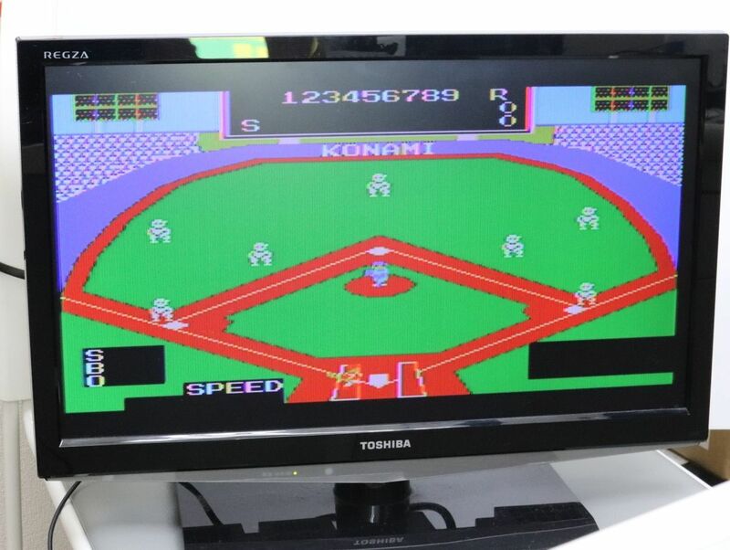 「コナミのベースボール」MSX ROMのみ 動作確認品 コナミ ■4538-4
