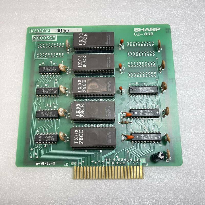 ☆4-154☆ SHARP CZ-8RB X1用 ROM BASICボード Zシリーズ用拡張ボード