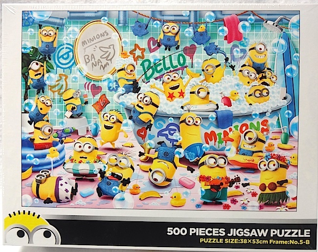 ミニオンズ　500ピース・ジグソーバズル 「ゆかいなバスタイム」 新品