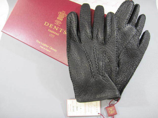 ■DENTS　デンツ　グローブ手袋　15-1043 サイズ8 ブラック 未使用