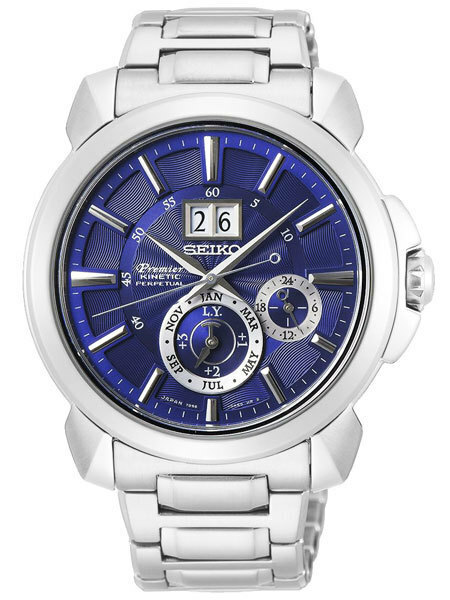 セイコー SEIKO プルミエ Premier キネティック メンズ パーぺチュアル 腕時計 SNP161P1