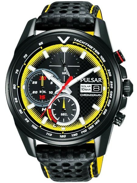 セイコー SEIKO パルサー PULSAR ソーラークロノグラフ腕時計 WRC限定モデル PZ6041X2