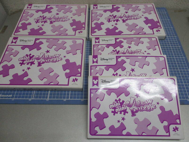 ディズニーミニミニパズル　ティーンカーベル、チップ＆デール他　6個セット　検 玩具　ゲーム パズル　インテリア飾り物