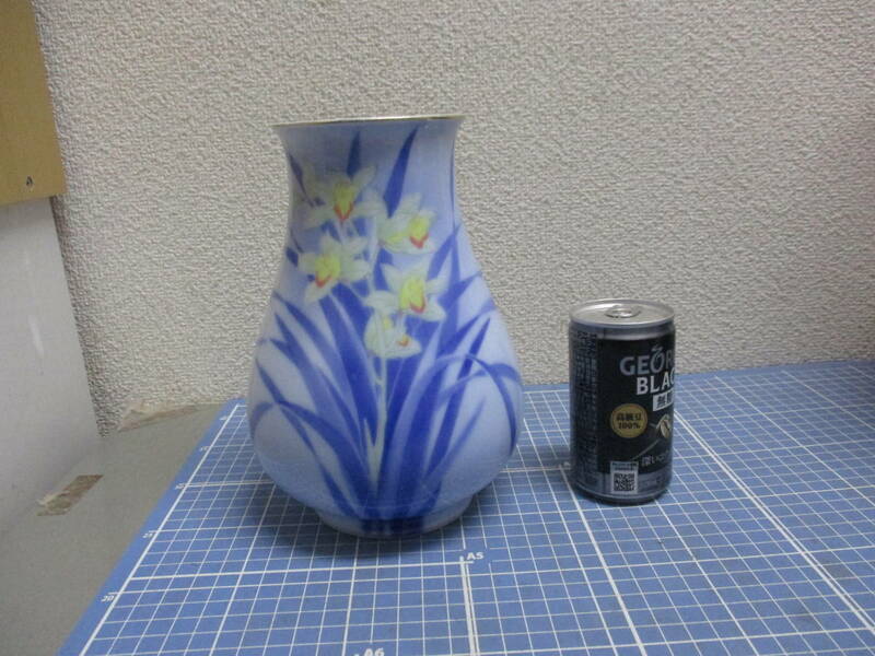 深川製　花瓶　花器（染付官窯)　検　 アンティーク、コレクション 工芸品 陶芸 日本の陶磁