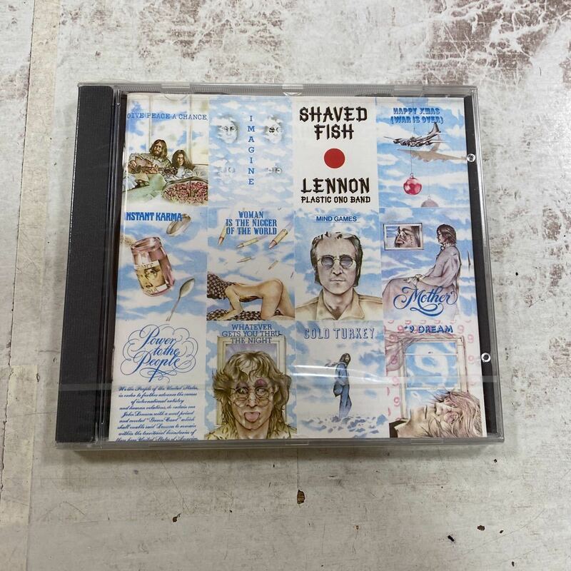 未開封新品　デッドストック　倉庫保管品　CD 輸入盤　ジョン・レノン　john lennon PLASTIC ONO BAND SHAVED FISH CDP7466422