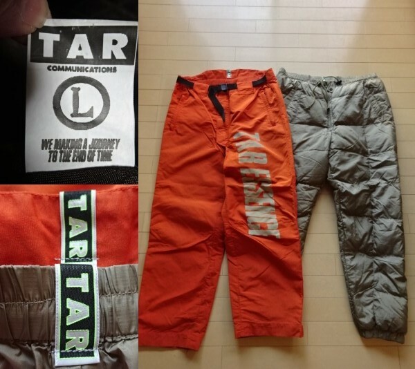 【T A R COMMUNICATIONS】TAR ESSENSE スノボパンツ オレンジ SIZE:L (tarcom,tbr,ティーエーアール,submerge,サブマージ)