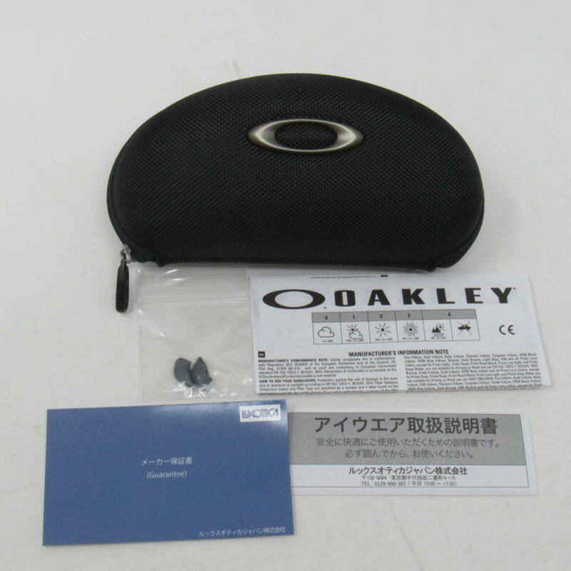 85-00044 【アウトレット品】 OAKLEY オークリー メンズ メガネケース・鼻パット（メガネは付属していません） ブラック