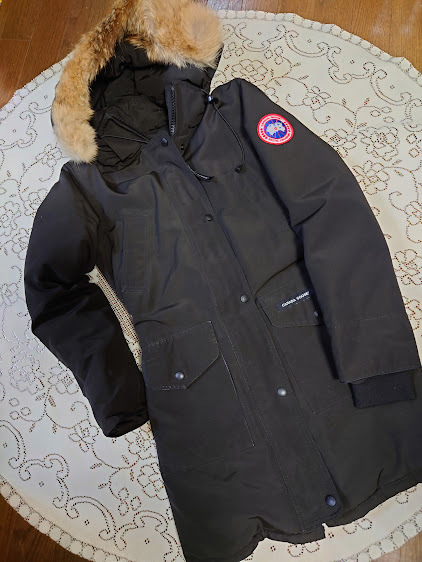 ★CANADA GOOSE カナダグース　レディース 膝丈ダウンコート 黒 XS 美品★