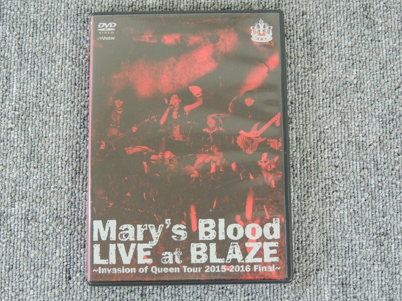 Mary's Blood LIVE at BLAZE Invasion of Queen Tour 2015-2016 Final 中古品 /DVD