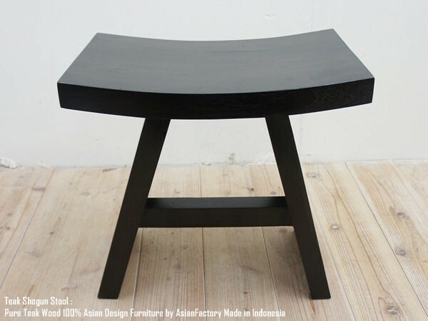 チーク無垢材 ショーグンスツール4 DB ダークブラウン アジアン家具 木製 椅子 いす イス 踏み台 花台 ウッドスツール チェア レトロ