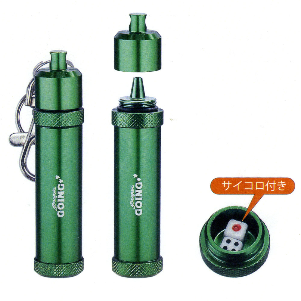 オイルタンク 5.6ml （ジッポー約一回分） ゴーイング 携帯ミニオイルシリンダー ペンギン グリーン/7338/送料無料メール便