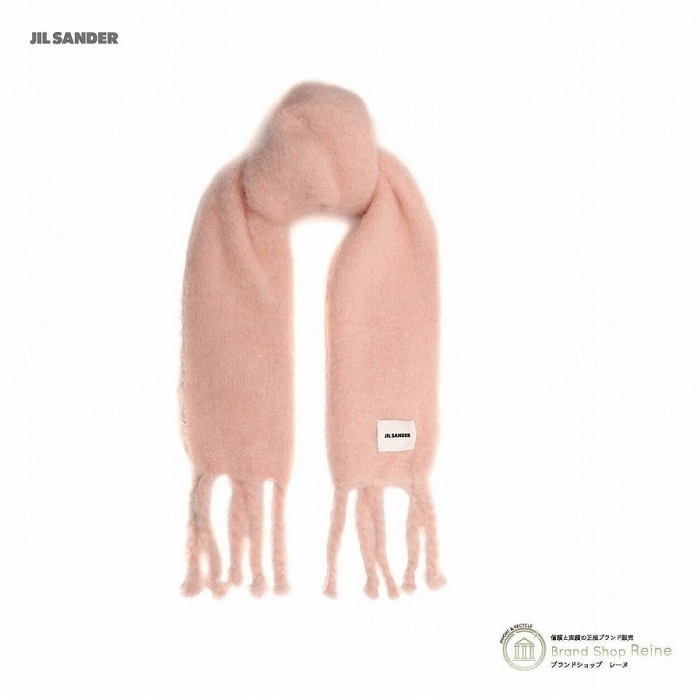 ジルサンダー （JIL SANDER） ウール モヘア ロング マフラー J03TE0010 Ppen Pink（新品）
