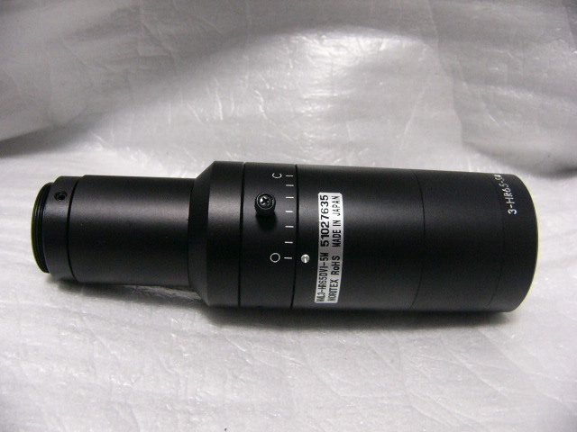 ★未使用に近い Moritex MML3-HR65DVI-5M テレセントリック Cマウントレンズ 3x65 500万画素画素高画質