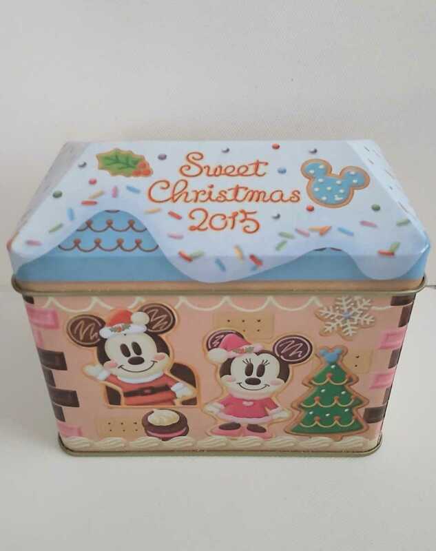 東京ディズニーリゾート　缶のみ　Sweet Christmas 2015 クリスマス　小物入れ　ミッキー　ミニー　ドナルド＆デイジー雪だるま