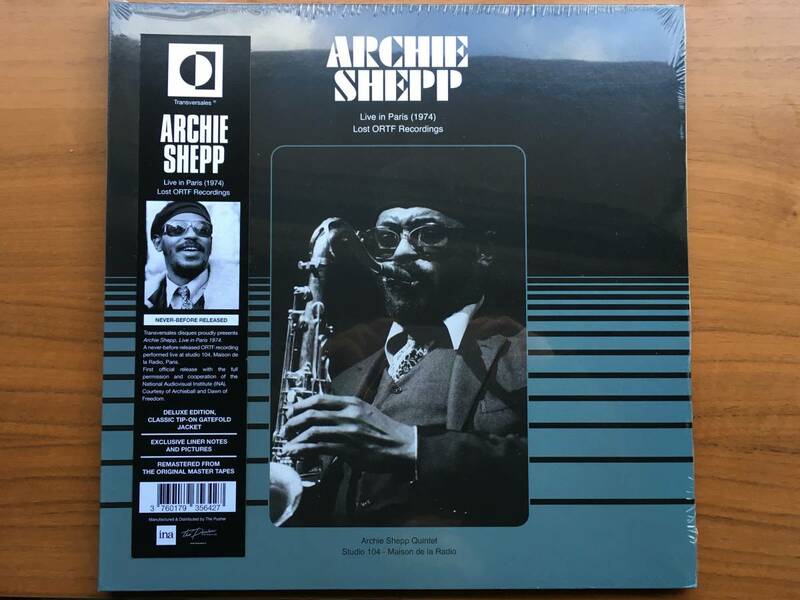 新品未開封 Archie Shepp LIVE IN PARIS 1974 LOST ORTF RECORDINGS LP Deluxe Edition 限定盤 / Spiritual Jazz, Free Jazz, Groove Jazz