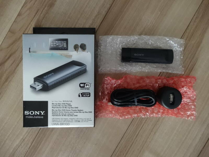 未使用保管品●SONY/ソニー USB無線 LAN アダプター UWA-BR100 Wi-Fi