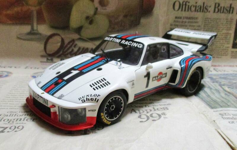 ★絶版*EXOTO*1/18*1976 Porsche 935 Turbo #1 Martini 1976 Dijon 6h≠BBR