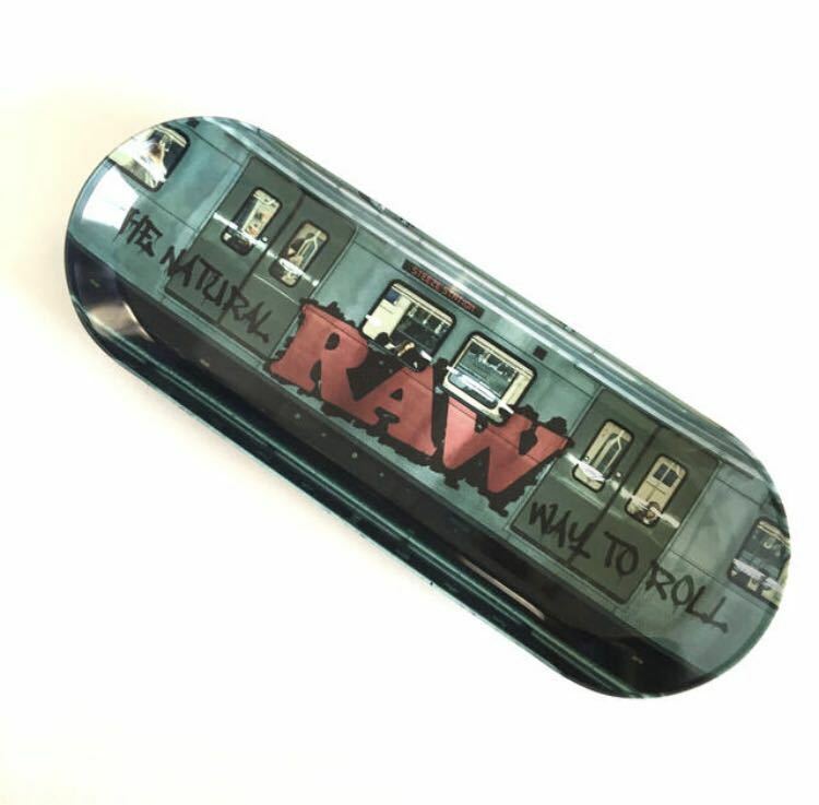 ◆送料無料◆新品　RAW 正規品　メタルトレイスケートボード　手巻きタバコ　トレー　喫煙具
