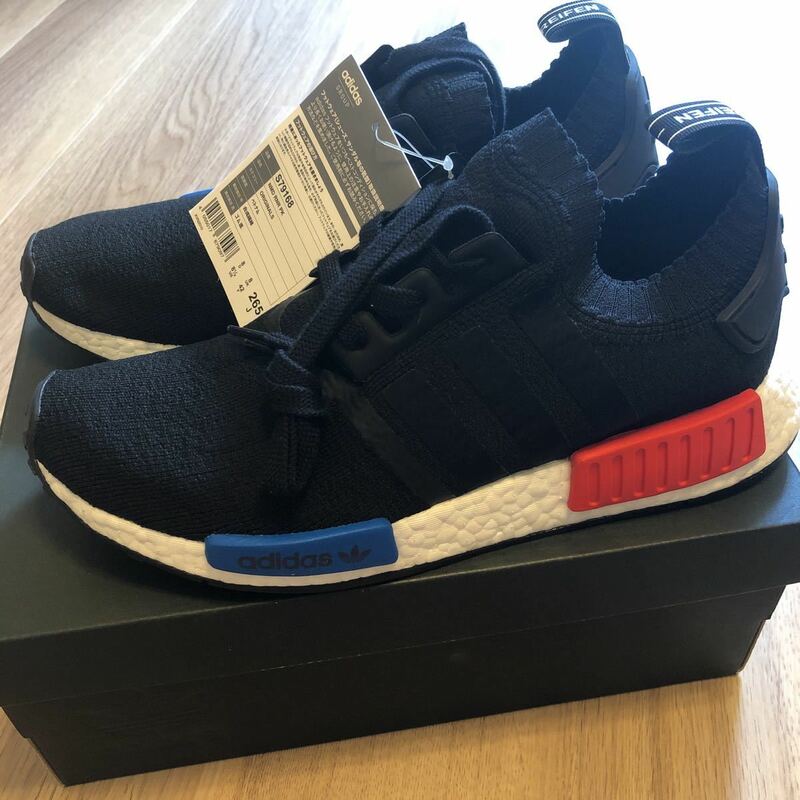 未使用品　アディダス ADIDAS S79168 NMD RNR PK エヌエムディー ランナー プライムニット スニーカー ブラック系 26.5cm