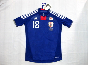 新品 adidas オーセンティック 正規品 サッカー 日本代表 18番 本田 マッチデー付 ユニフォーム 未使用 アディダス JAPANワールドカップW杯