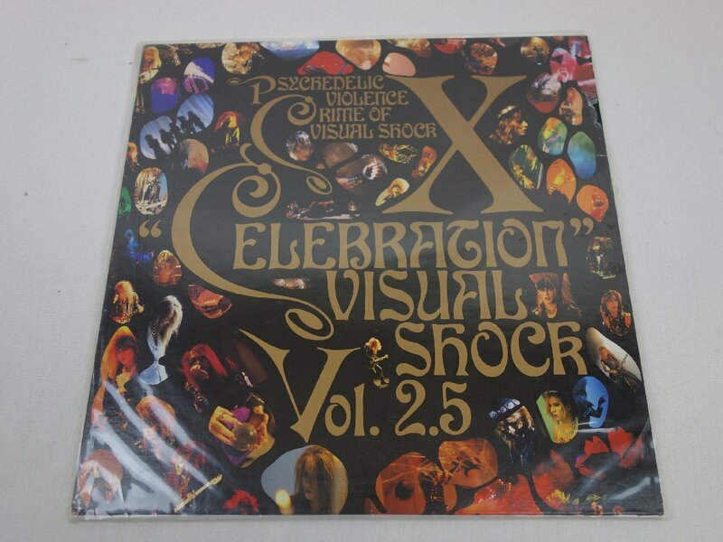 X エックス CELEBRATION VISUAL SHOCK Vol.2.5 LDレコード レーザーディスク
