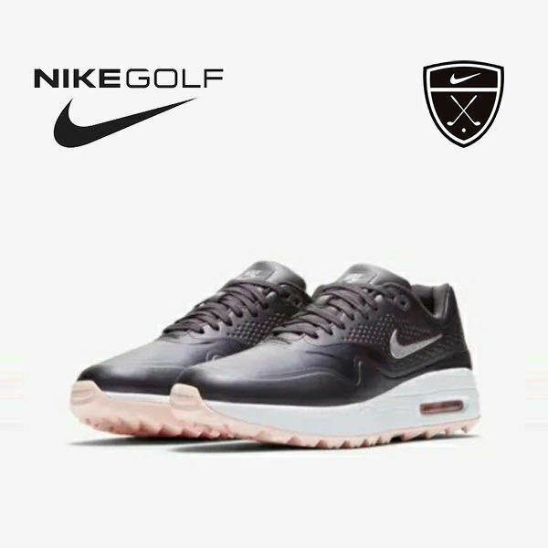 26.5cm ナイキ エアマックス １ G ゴルフ グリディロン メタリックシルバー NIKE AIR MAX 1 GOLF GRIDIRON/METALIC SILVER