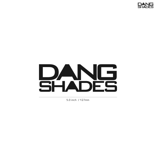 【DANG SHADES】ダンシェイディーズ★03★ダイカットステッカー★切抜きステッカー★LTD★5.0インチ★12.7cm