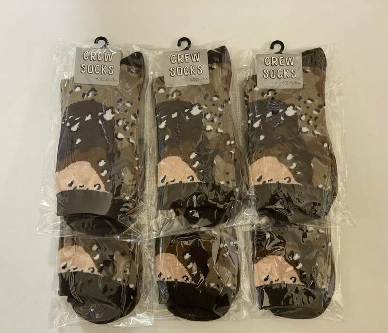 ★CREW SOCKS[男性用靴下]メンズクルーソックス 6足セット！