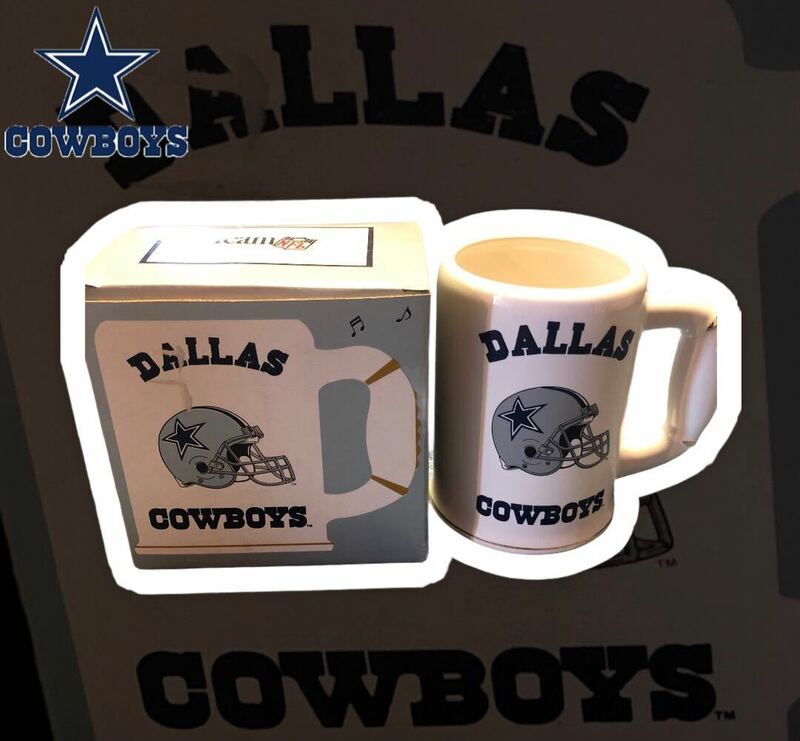 DEADSTOCK 当時物　NFL 巨大マグカップ　テキサス　カウボーイズ　COWBOYS Texas Dallas 入手困難　デッドストック