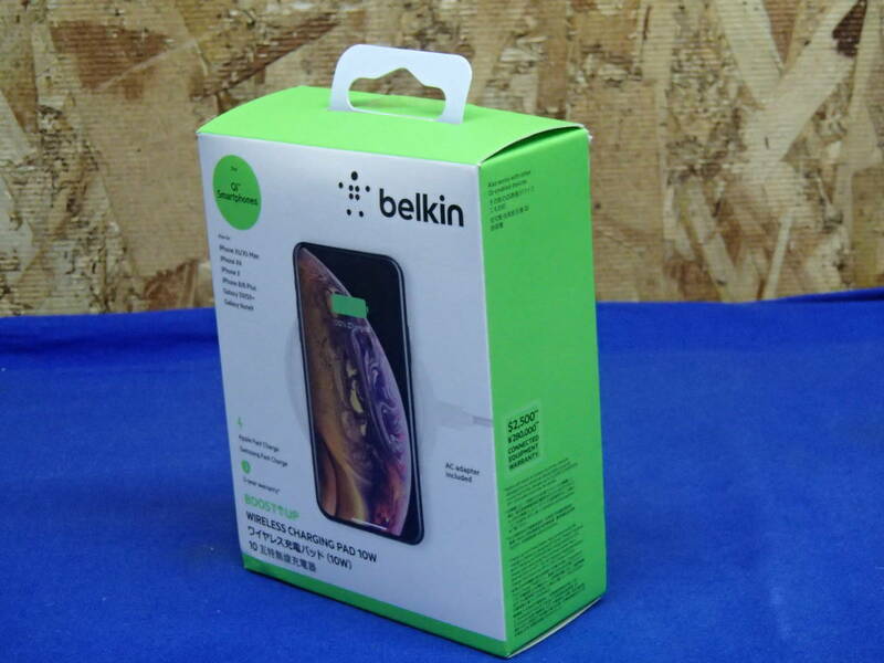 ■□Belkin ベルキン BOOSTUP ワイヤレス充電パッド （10W、micro-USBケーブル＆ACアダプター付き） ホワイト F7U082jcWHT □■