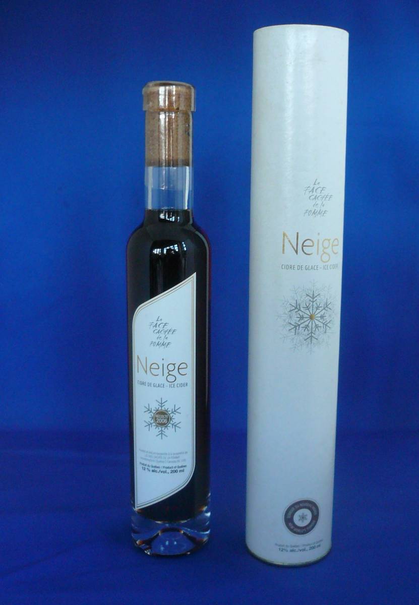 貴重洋酒）特別値下 アイスワイン銘酒　カナダ　Neige　200ｍｌ　ヘミングフォード　Apple ice　wine　