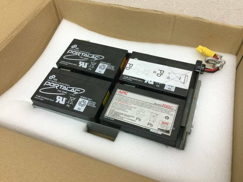 APC RBC24J 交換用バッテリキット 検索）SU1400RMJ2U/ PORTALAC PXL12090 無停電電源装置 ②