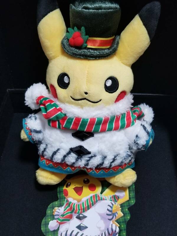 送料無料 ピカチュウ ポケモン Pokmon Christmas Wonderland ぬいぐるみ クリスマス Pikachu Plush Doll