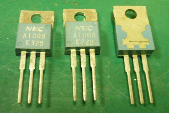 ２ＳＡ１００８　トランジスタ　ＮＥＣ　　３個セット