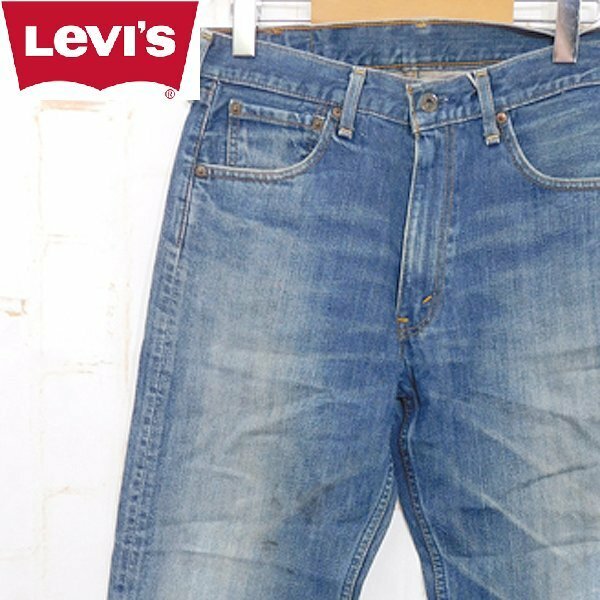 リーバイスLevi's■503 日本製　ギャラ入りパッチ　紺カンヌキ　デニムパンツ ジーンズ■W30 L34■王道デニム　古着定番　※RY2412023